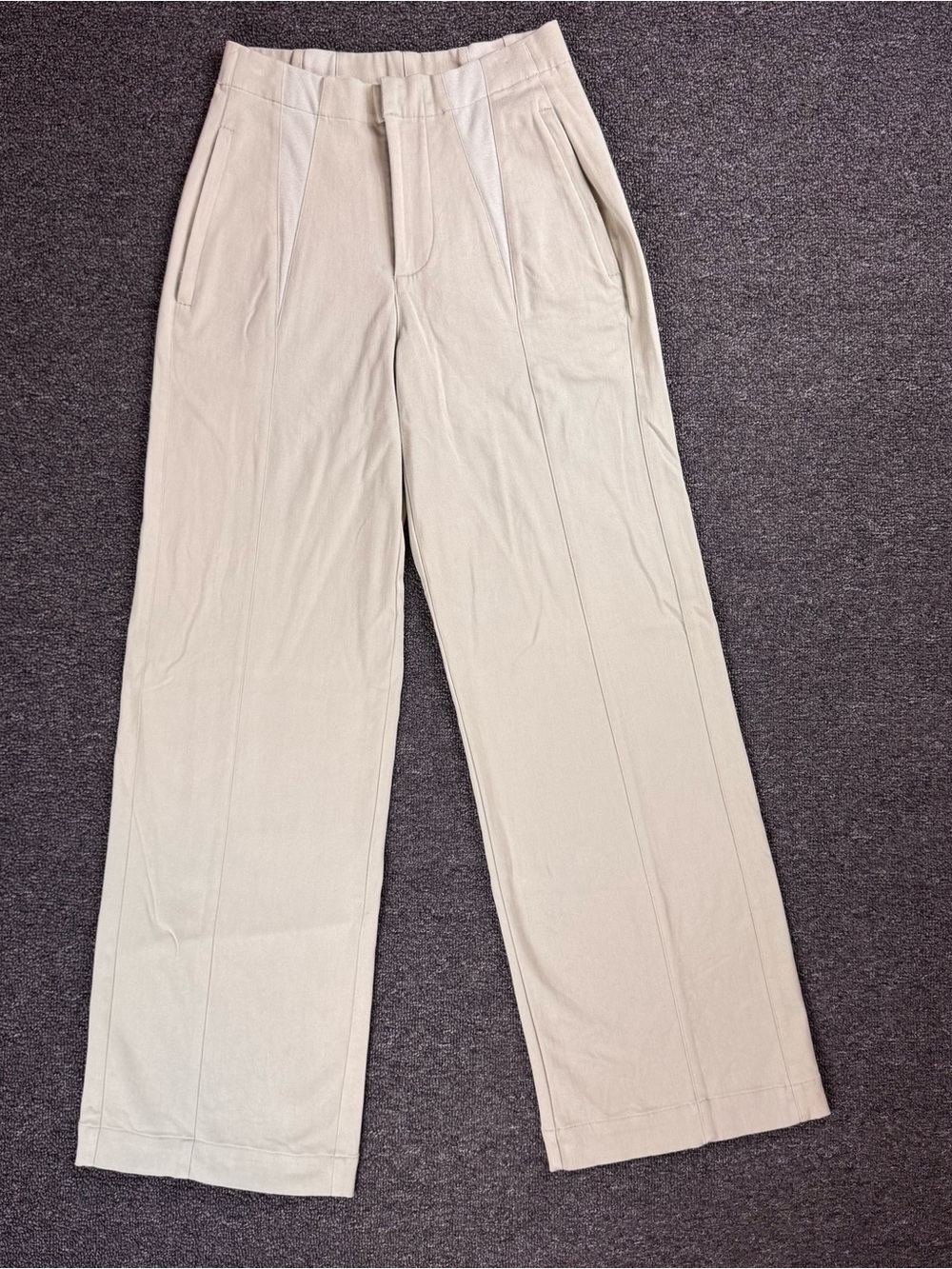 Alo Yoga High Waist On Point Moto Trouser Sage Green Small Activewear Workwear